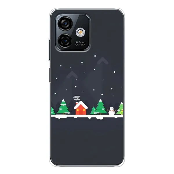 Чехол с рисунком «Город зимний» для Ulefone Note 16 Pro Чехол с рисунком «Город зимний» для Ulefone Note 16 Pro