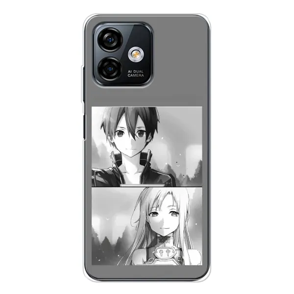 Чехол с рисунком «Кирито-Асуна» для Ulefone Note 16 Pro Чехол с рисунком «Кирито-Асуна» для Ulefone Note 16 Pro