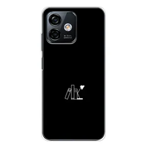 Чехол с картинками на черном фоне для Ulefone Note 16 Pro (Книжки)