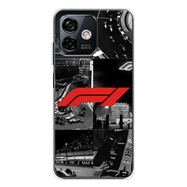 Чехол с рисунком «Коллаж Формула 1» для Ulefone Note 16 Pro Чехол с рисунком «Коллаж Формула 1» для Ulefone Note 16 Pro