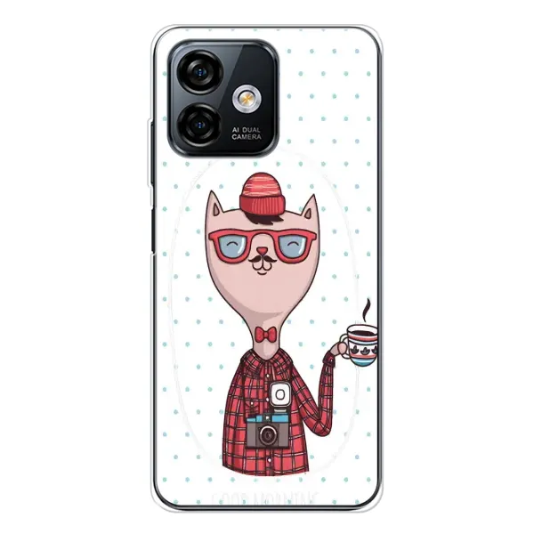 Чехол с рисунком «Кот аристократ» для Ulefone Note 16 Pro