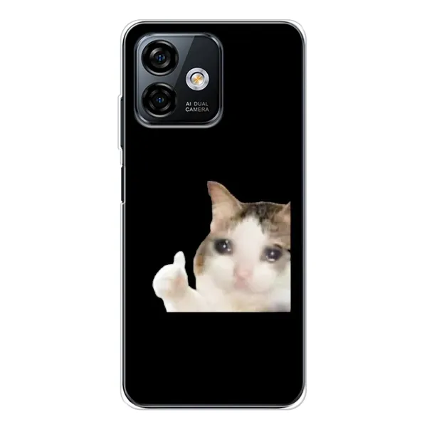 Чехол с рисунком «Кот в слезах» для Ulefone Note 16 Pro Чехол с рисунком «Кот в слезах» для Ulefone Note 16 Pro