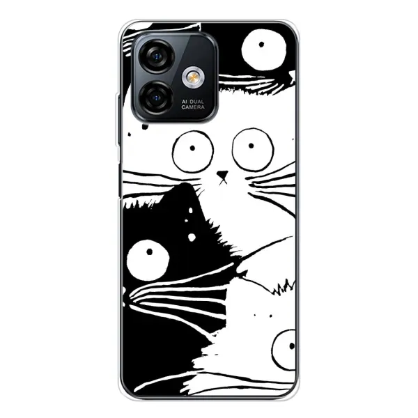 Чехол с рисунком «КОТИКИ» для Ulefone Note 16 Pro