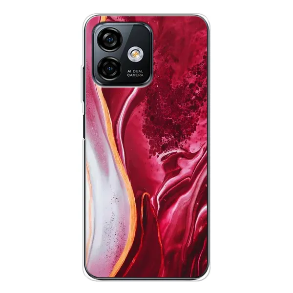 Чехол с рисунком «Красный мрамор» для Ulefone Note 16 Pro Чехол с рисунком «Красный мрамор» для Ulefone Note 16 Pro