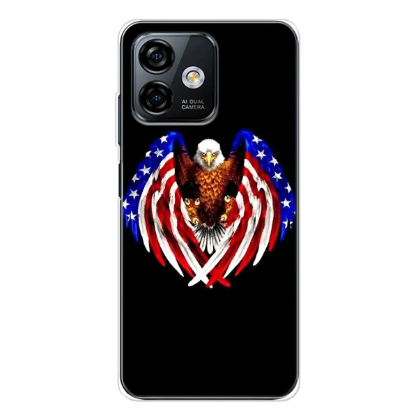 Чохол з малюнком «Крила США» для Ulefone Note 16 Pro Чохол з малюнком «Крила США» для Ulefone Note 16 Pro