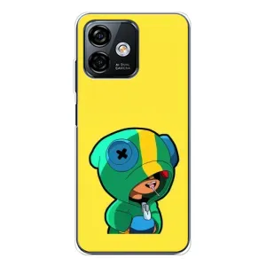 Чехол Бравл Старс для Ulefone Note 16 Pro (Леон (LEON))