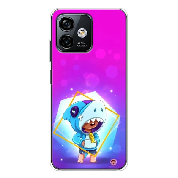 Чехол с рисунком «Леон в костюме Акулы» для Ulefone Note 16 Pro