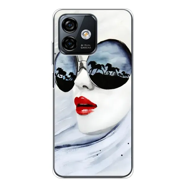 Чехол с рисунком «Любительница коней» для Ulefone Note 16 Pro