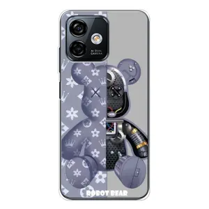 Силіконовий чохол для Ulefone Note 16 Pro (Ведмідь Louis Vuitton)