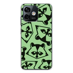 Силіконовий Чохол з Энотами на Ulefone Note 16 Pro (Мордочки Єнота)