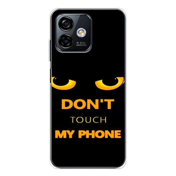 Чехол с рисунком «Не трогай мой телефон» для Ulefone Note 16 Pro Чехол с рисунком «Не трогай мой телефон» для Ulefone Note 16 Pro