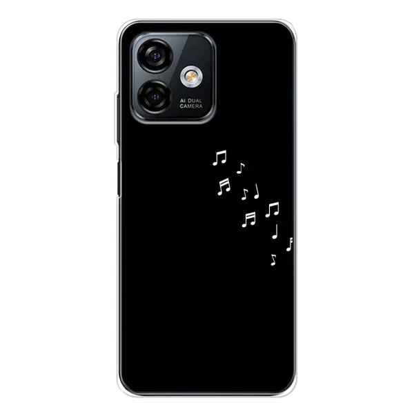 Чехол с рисунком «Ноты» для Ulefone Note 16 Pro