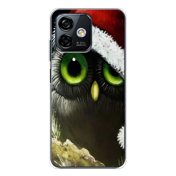 Чехол с рисунком «Новогодняя Сова» для Ulefone Note 16 Pro