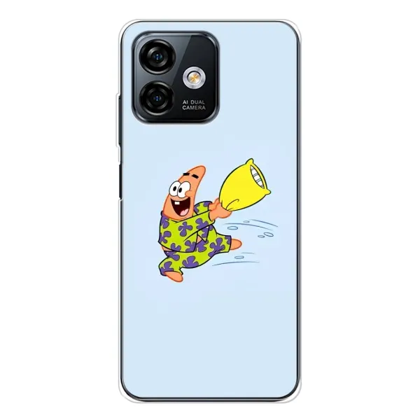 Чехол с рисунком «Патрик с подушкой» для Ulefone Note 16 Pro