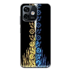 Силиконовый Чехол на Ulefone Note 16 Pro (Патриотическая вышиванка)