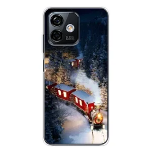 Силиконовый бампер на рождество для Ulefone Note 16 Pro (Поезд)