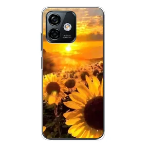 Чехол с Цветами для Ulefone Note 16 Pro (поле подсолнухов)