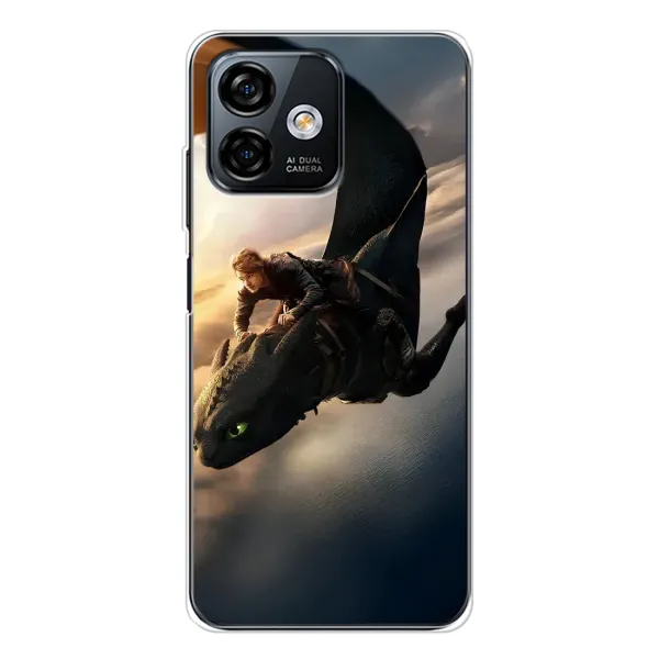 Чехол с рисунком «Полет Беззубика» для Ulefone Note 16 Pro Чехол с рисунком «Полет Беззубика» для Ulefone Note 16 Pro