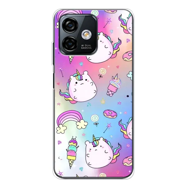 Чохол з малюнком «Веселка і Єдинорог» для Ulefone Note 16 Pro