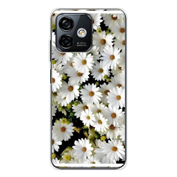 Чохол з малюнком «Рамка в ромашках» для Ulefone Note 16 Pro Чохол з малюнком «Рамка в ромашках» для Ulefone Note 16 Pro