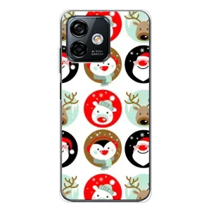 Силиконовый бампер на рождество для Ulefone Note 16 Pro (Рождественский принт)