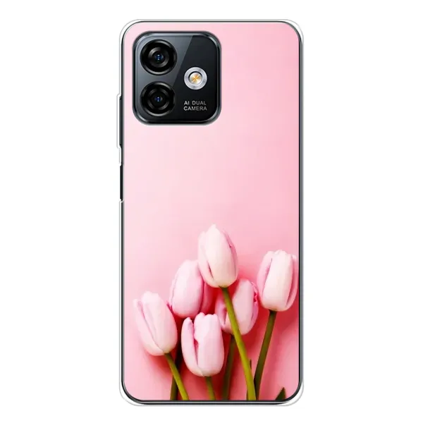 Чехол с рисунком «Розовые тюльпаны» для Ulefone Note 16 Pro Чехол с рисунком «Розовые тюльпаны» для Ulefone Note 16 Pro