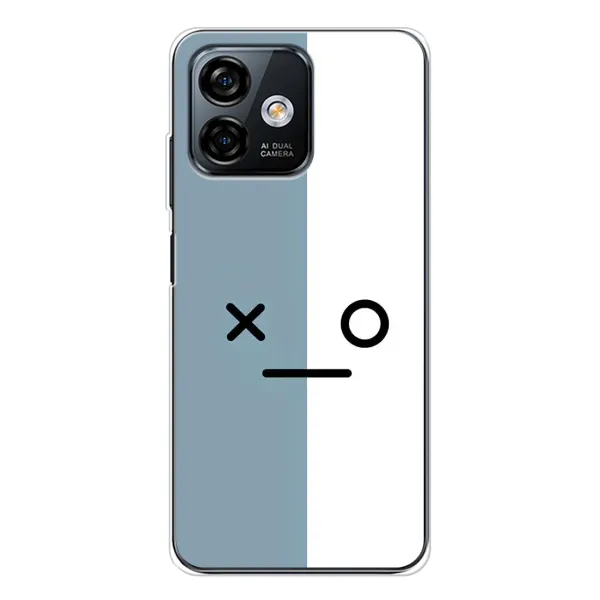 Чехол с рисунком «Серо-белый» для Ulefone Note 16 Pro Чехол с рисунком «Серо-белый» для Ulefone Note 16 Pro