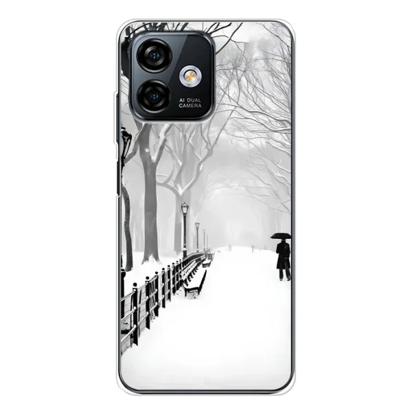 Чехол с рисунком «Снегом замело» для Ulefone Note 16 Pro