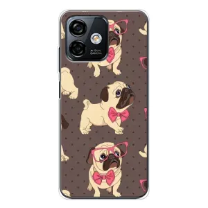 Чохол (ТПУ) Милі песики для Ulefone Note 16 Pro (Песик Мопсікі)