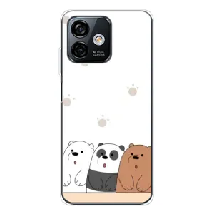 Чохли з зображенням різних тварин на Ulefone Note 16 Pro (Здивовані ведмедики)