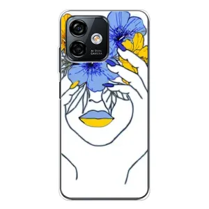 Чохол на Ulefone Note 16 Pro (Український дизайн) (Українка на всю голову)