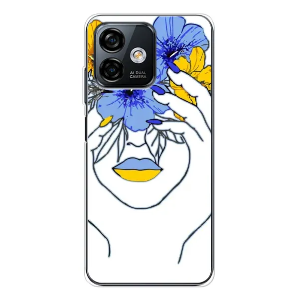 Чехол с рисунком «Украинка на всю голову» для Ulefone Note 16 Pro