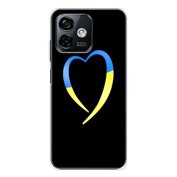 Чехол с рисунком «Украинское сердце» для Ulefone Note 16 Pro Чехол с рисунком «Украинское сердце» для Ulefone Note 16 Pro