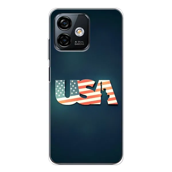 Чохол з малюнком «USA» для Ulefone Note 16 Pro Чохол з малюнком «USA» для Ulefone Note 16 Pro