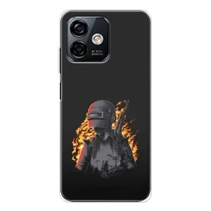 Чохол з картинкою "Герой Pubg" на Ulefone Note 16 Pro (В полум'ї)