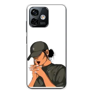 Силіконовый Чохол на Ulefone Note 16 Pro з картинкой Модных девушек (У зеленому)