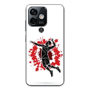 Чохли з прінтом Спортивна тематика для Ulefone Note 16 Pro (Волейболіст)