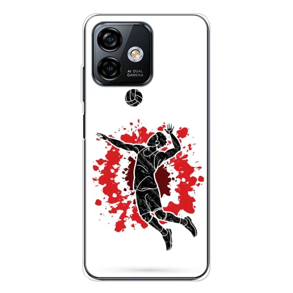 Чехол с рисунком «Волейболист» для Ulefone Note 16 Pro Чехол с рисунком «Волейболист» для Ulefone Note 16 Pro