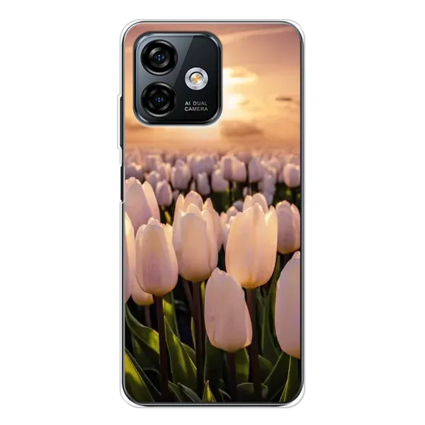 Чехол с рисунком «Закат с цветами» для Ulefone Note 16 Pro Чехол с рисунком «Закат с цветами» для Ulefone Note 16 Pro