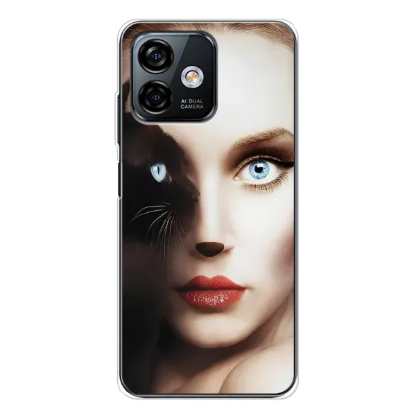 Чехол с рисунком «Женщина кошка» для Ulefone Note 16 Pro