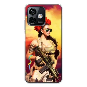ЗСУ Чехлы (TPU) для Ulefone Note 16 Pro (Женщина солдат)