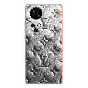 Текстурный Чехол Louis Vuitton для Ноте 17 Про (Бежевый ЛВ)
