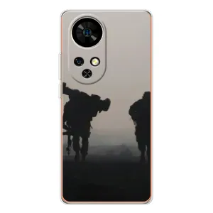 Чехлы на военную тематику для Ulefone Note 17 Pro (Бой солдат)