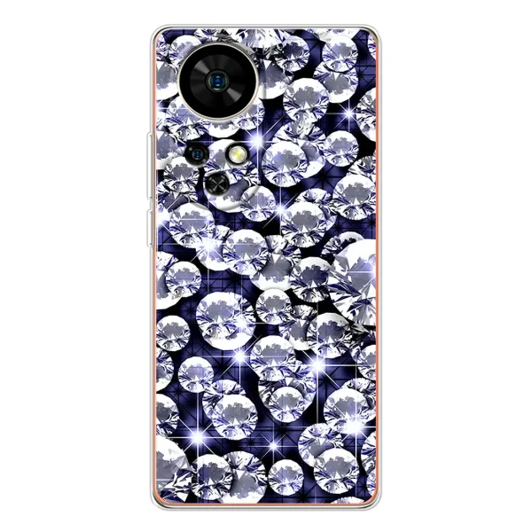 Чехол с рисунком «Бриллианты» для Ulefone Note 17 Pro
