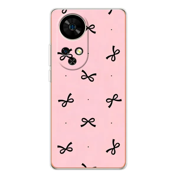 Чохол з малюнком «Чорні бантики» для Ulefone Note 17 Pro Чохол з малюнком «Чорні бантики» для Ulefone Note 17 Pro