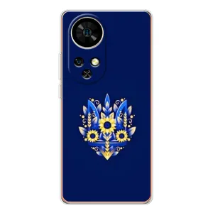 Чехол Укр Символика для Ulefone Note 17 Pro (Цветущий Герб)