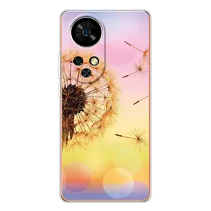 Силиконовый Чехол с одуванчиками на Ulefone Note 17 Pro (Цветок-одуванчик)