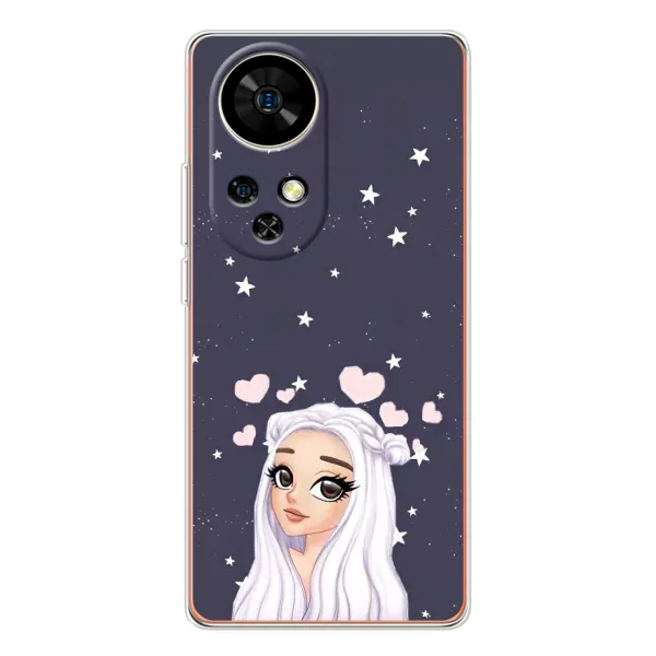 Чехол с рисунком «Девушка и сердечки» для Ulefone Note 17 Pro
