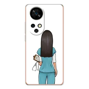 Силиконовый бампер (Работники) на Ulefone Note 17 Pro (Доктор)