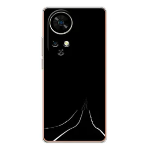 Чехол с картинками на черном фоне для Ulefone Note 17 Pro (Дорога)